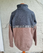 Troyer Ullfleece *grå - beige*